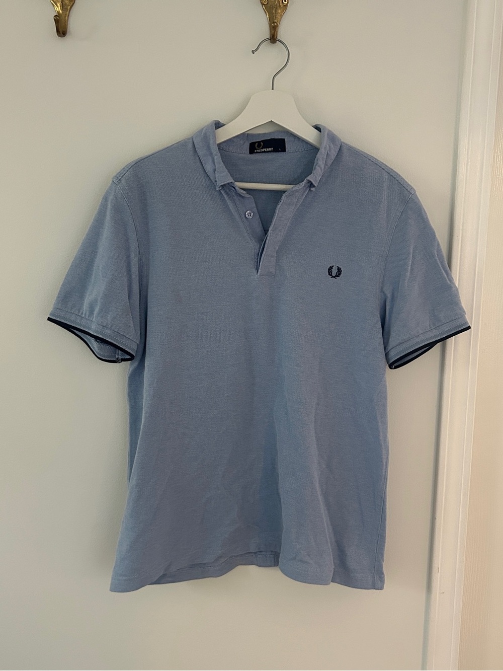 Fred Perry Light Blue Short Sleeve Polo